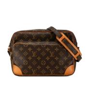 Pre-owned Plastic shoulder-bags Louis Vuitton Vintage , Brown , Dames