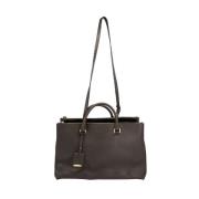 Pre-owned Leather shoulder-bags Jil Sander Pre-owned , Gray , Dames