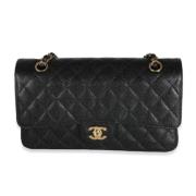 Pre-owned Leather chanel-bags Chanel Vintage , Black , Dames