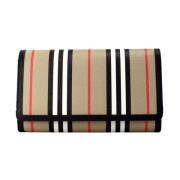 Icon Stripe Archive Zwarte Portemonnee Crossbody Tas Burberry , Multic...