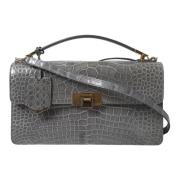 Exquise Schoudertas van Alligatorleer Balenciaga , Gray , Dames