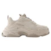 Leather sneakers Balenciaga , Beige , Dames