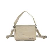 Beige Handtas met Afneembare Schouderband en Contrastdetails Desigual ...