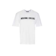 Witte T-shirts en Polos Moschino , White , Heren