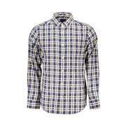 Klassiek Blauw Katoenen Button-Down Overhemd Gant , Multicolor , Heren