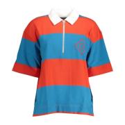 Stijlvolle Roze Polo met Ritsdetail Gant , Multicolor , Dames