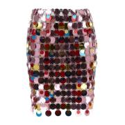 Sprankelende Maxi Paillettenrok Paco Rabanne , Multicolor , Dames