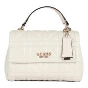 Gewatteerde Schoudertas Assia Guess , White , Dames