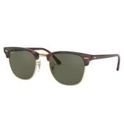 Klassieke Clubmaster Zonnebril Gepolariseerd Ray-Ban , Brown , Unisex