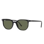 Elliot Zonnebril Groene Lenzen Rubber Afwerking Ray-Ban , Black , Unis...