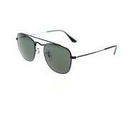 Moderne vierkante zonnebril met metalen tinten Ray-Ban , Black , Unise...