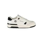 Witte Vetersneakers met Contrasterende Details Sergio Tacchini , White...