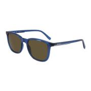 Blauwe Transparante Zonnebril Lacoste , Blue , Heren