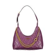 Lila Polyethyleen Handtas met Verstelbare Schouderband Guess , Purple ...