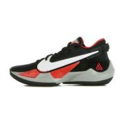 Zoom Freak 2 Basketbalschoenen Zwart/Wit/Rood Nike , Black , Heren