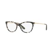 Beige Havana Brilmontuur Dolce & Gabbana , Multicolor , Unisex