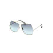 Mm0006-18W Zonnebril Blauw Verloop Max Mara , Gray , Dames