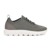 Groene Sneakers voor Mannen Geox , Gray , Heren