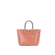 Sherbert Jacquard Logo Tote Handtas Michael Kors , Pink , Dames