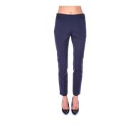 Blauwe Zijrits Broek Ralph Lauren , Blue , Dames