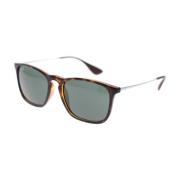 Chris Zonnebril Vierkant Metaal Acetaat Ray-Ban , Brown , Unisex