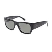 Vintage Nomad Zonnebril Gepolariseerd Ray-Ban , Black , Unisex