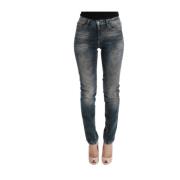 Chique Blue Wash Slim Fit Jeans Roberto Cavalli , Blue , Dames