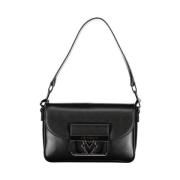 Zwarte Schoudertas met Verstelbare Band Love Moschino , Black , Dames