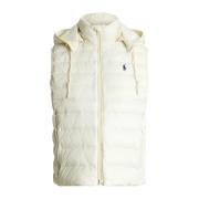 Waterafstotende Gewatteerde Bodywarmer Ralph Lauren , White , Dames