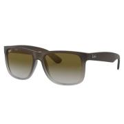 Coole Justin Zonnebril met Gradiënt Finish Ray-Ban , Brown , Unisex