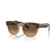 Mega Hawkeye Gepolariseerde Zonnebril Ray-Ban , Brown , Unisex