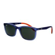 Kinderen Blauw Transparant Groene Zonnebril Ray-Ban , Blue , Unisex