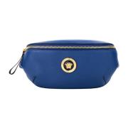 Navy Medusa Anhnger Fanny Waist Pack Versace , Blue , Heren