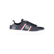 Geborduurde Sneakers met Contrastdetail Sergio Tacchini , Blue , Heren