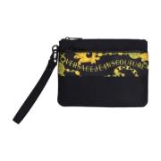 Heren Clutch van Versace Versace Jeans Couture , Black , Heren