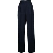 Navy Blauwe Patroon Broek Ba&Sh , Blue , Dames