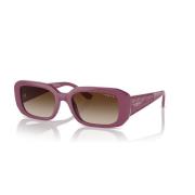 Paars/Bruin Zonnebril Vogue , Purple , Dames