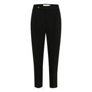 Zwarte Cigaret Pant Broek InWear , Black , Dames