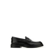 Klassieke Zwarte Leren Loafers Dolce & Gabbana , Black , Dames