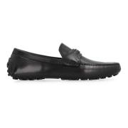 Leren Loafers met Rubberen Studs Salvatore Ferragamo , Black , Heren