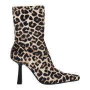 Luipaardprint Puntige Neus Enkellaarsje Steve Madden , Multicolor , Da...