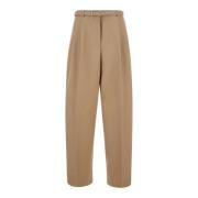 Beige Ceintuur Broek Jil Sander , Beige , Dames