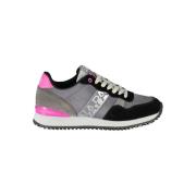 Grijze Contrastvetersneakers Napapijri , Gray , Dames