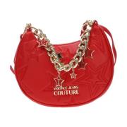 Dames Schoudertas - Designer Stijl Versace Jeans Couture , Red , Dames