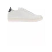 Elegante witte leren sneakers Pantofola d'Oro , White , Heren