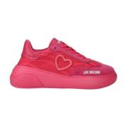 Dames Sneakers Love Moschino , Pink , Dames