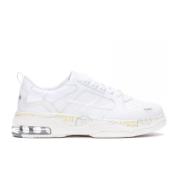 Drake Sneaker Leer Wit Premiata , White , Heren