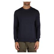 Wollen Crewneck Trui Paul & Shark , Blue , Heren