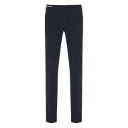 Stretch katoenen broek met zakken Corneliani , Blue , Heren