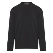 Katoenen sweatshirt met Elastaanmix Corneliani , Black , Heren